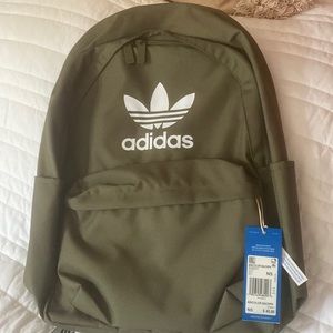 Adidas army green back pack. New with tags